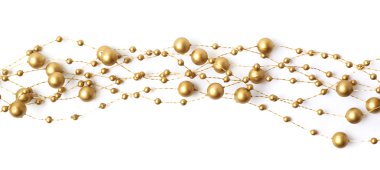 Boncuk garland iplik izole bir satýr