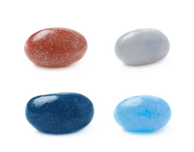 Tek jöle fasulye şeker izole