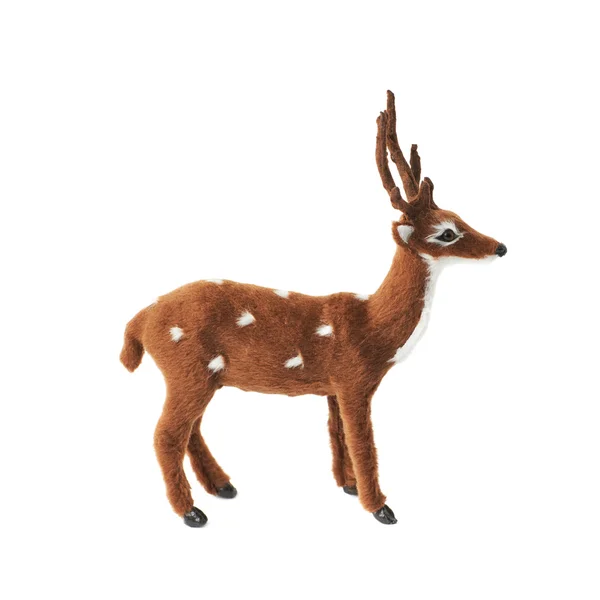 Toy roe deer fawn isolated — Stock Photo, Image