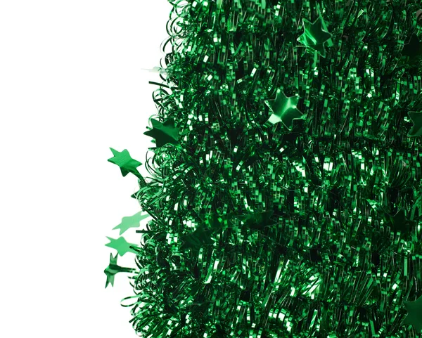 Tinsel composición de fondo guirnalda — Foto de Stock