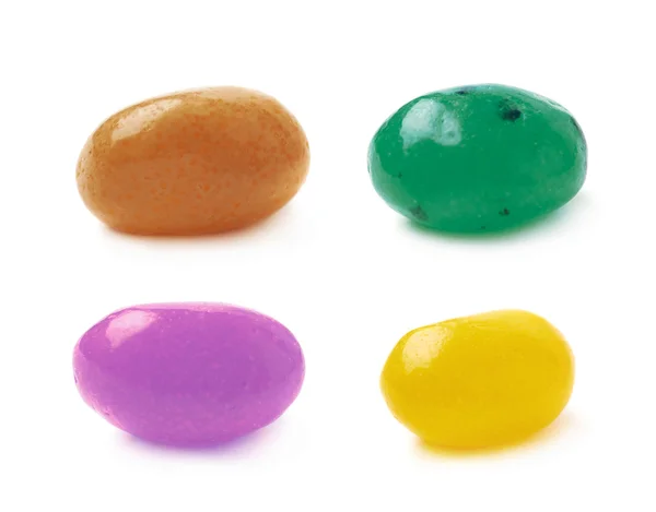分離された単一のゼリー bean キャンデー — ストック写真