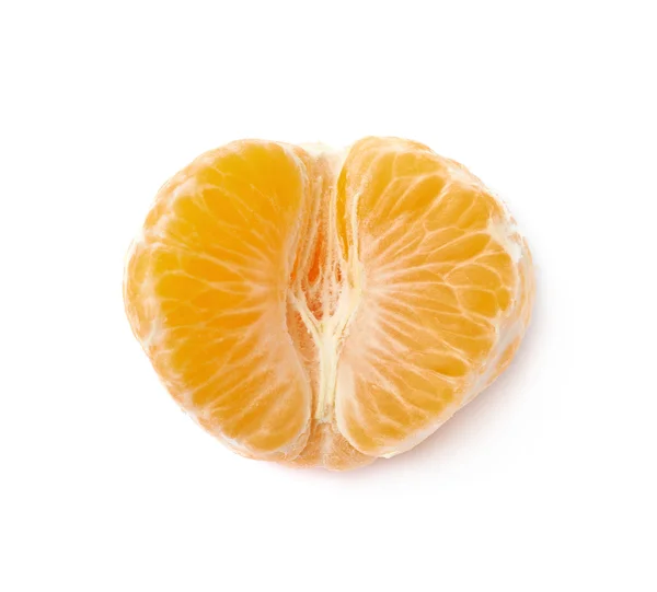 Peeled tangerine isolated — Stock Photo, Image