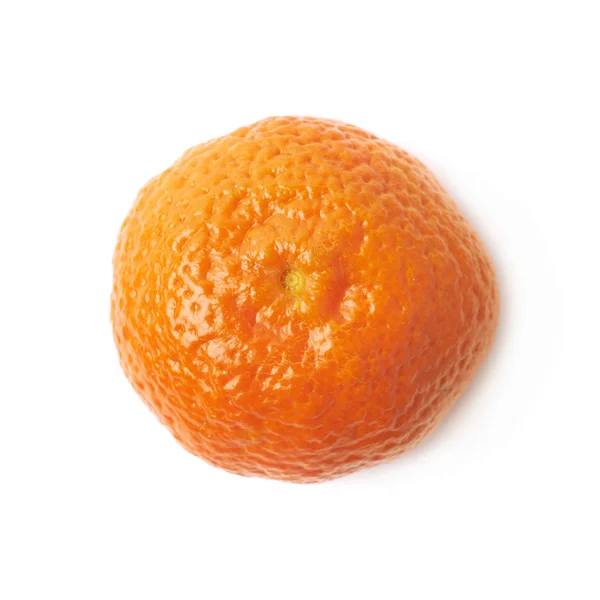 Single tangerine fruit isolated — Stock Photo, Image