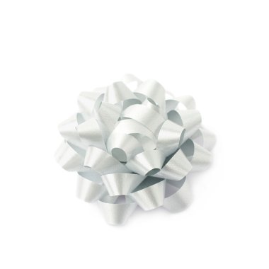 İzole decorational şerit hediye yay