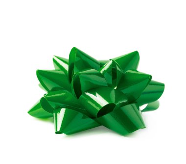 İzole decorational şerit hediye yay