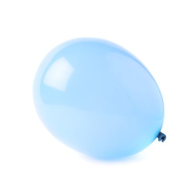 İzole şişirilmiş hava balonu