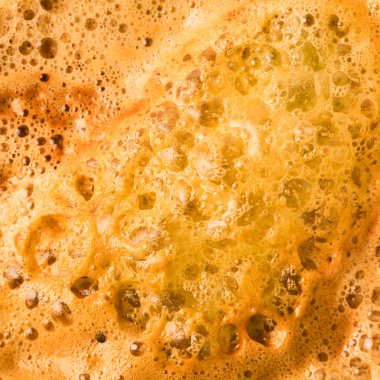 Ateş suyu köpük yakın çekim