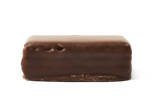 Barre chocolatée isolée — Photo