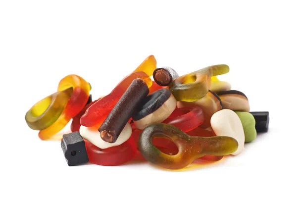 Pile of multiple colorful candies — Stock Photo, Image