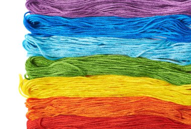 Nakış iplik iplik ile kaplı yüzey