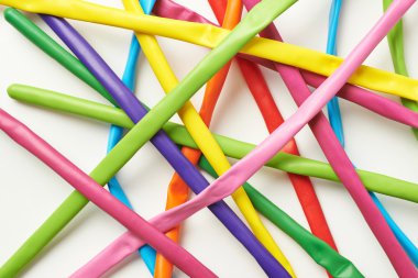 Hayvan baloons ile kaplı yüzey