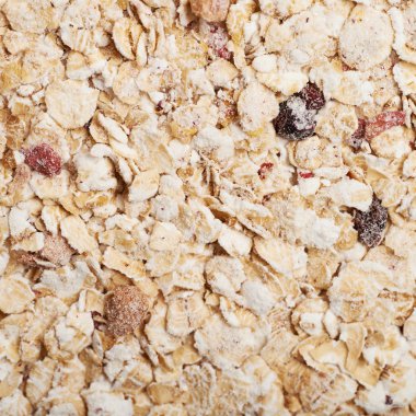 Yulaf ezmesi ile kaplı yüzey