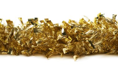 Hat izole bir tinsel Garland