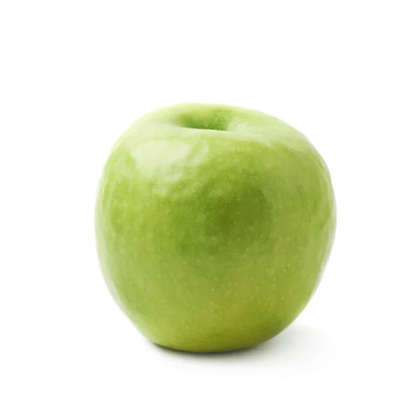 Rijpe groene appel geïsoleerd — Stockfoto