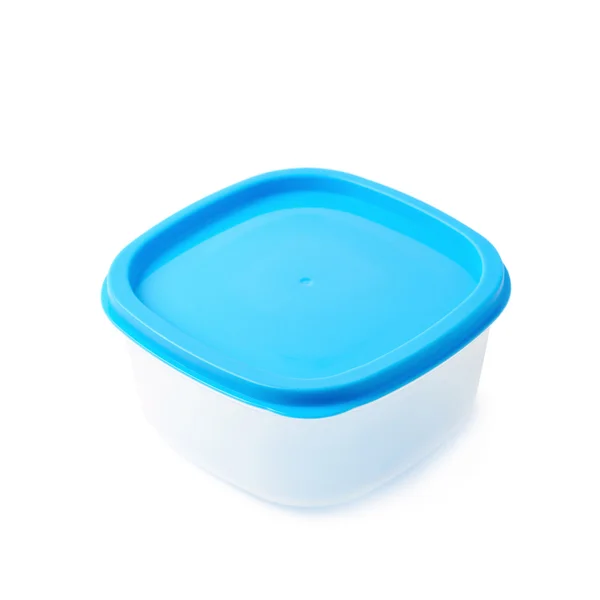 Single plastic food container isolated — Stock Photo, Image