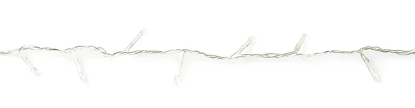 Unfolded line of a light garland — Stock Photo, Image