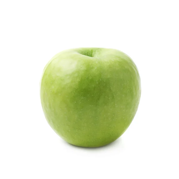 Rijpe groene appel geïsoleerd — Stockfoto