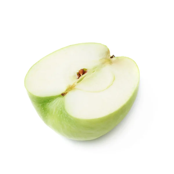 Sliced half of an apple isolated — Stock Photo, Image
