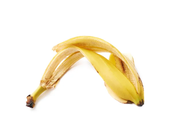 Piel de plátano aislada — Foto de Stock