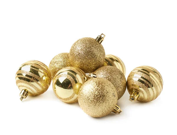 Pile of decorational Christmas balls — Stock Photo, Image