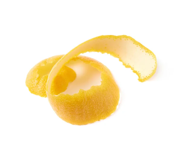Curl of orange peel isolated — Stock Photo, Image