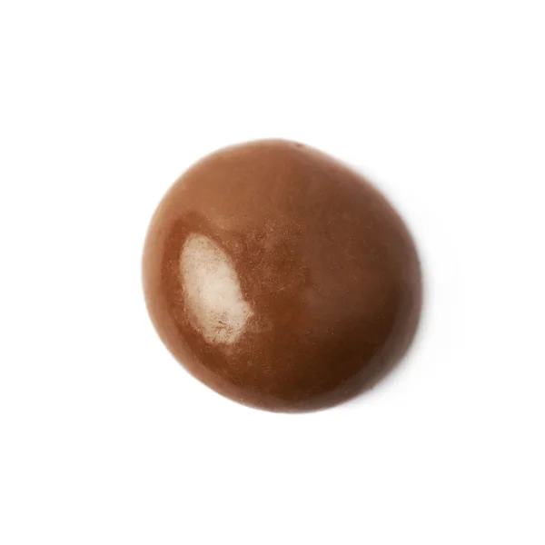 Chocolate caramelo de nuez vidriada aislado — Foto de Stock