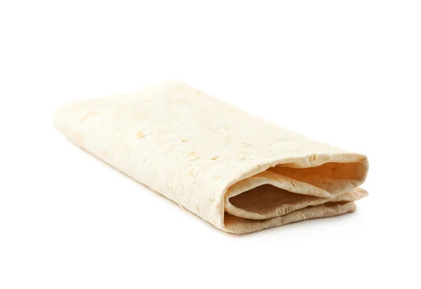 Dunne Armeense lavash brood geïsoleerd — Stockfoto