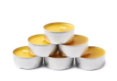 İzole Tealight parafin mum