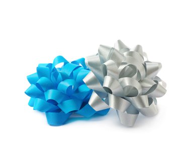 İzole decorational şerit hediye yay