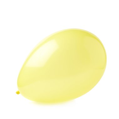 İzole şişirilmiş hava balonu