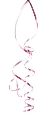 Kıvırcık ve parlak şerit izole