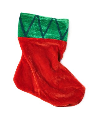 Noel çorap izole