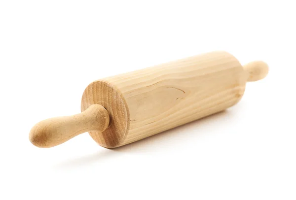 Wooden rolling-pin isolated — Stock Photo, Image