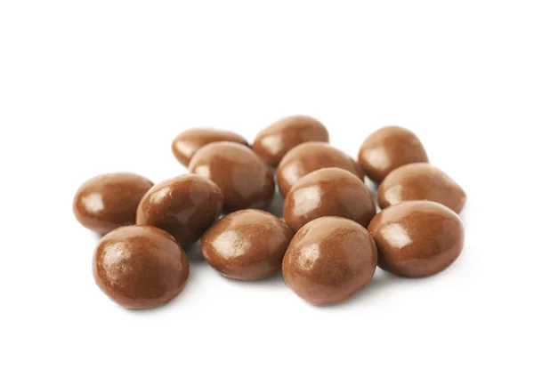 Chocolate caramelo de nuez vidriada aislado — Foto de Stock