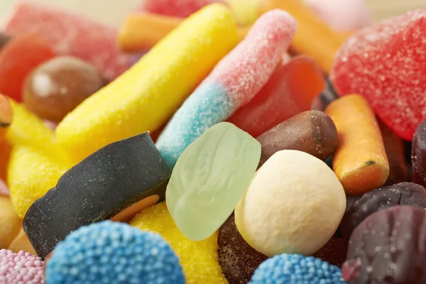 Pilha de doces para mastigar — Fotografia de Stock