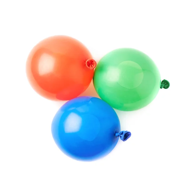 Hög med vatten fyllda ballonger isolerade — Stockfoto