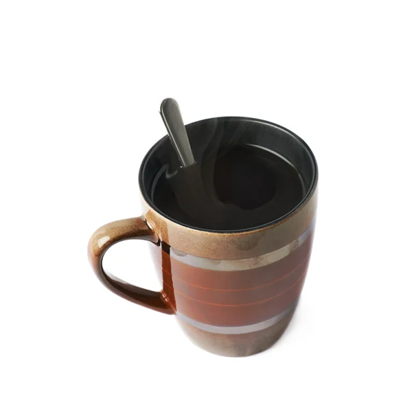 Hot beverage in a mug isolated — Stock Photo, Image
