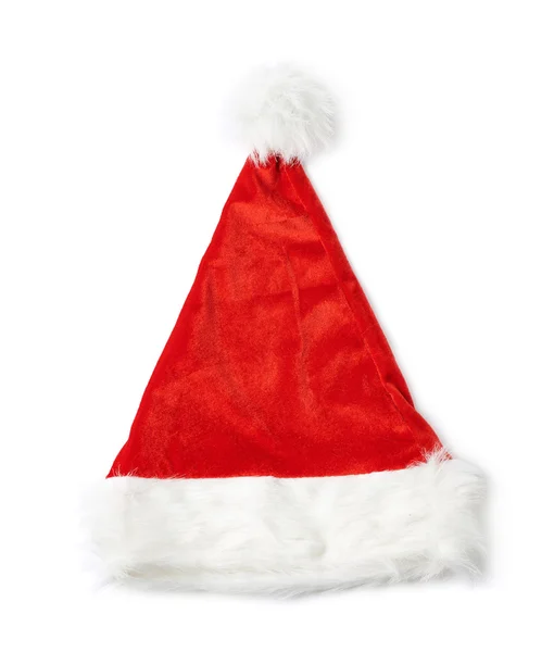 Red Santas hat isolated — Stock Photo, Image