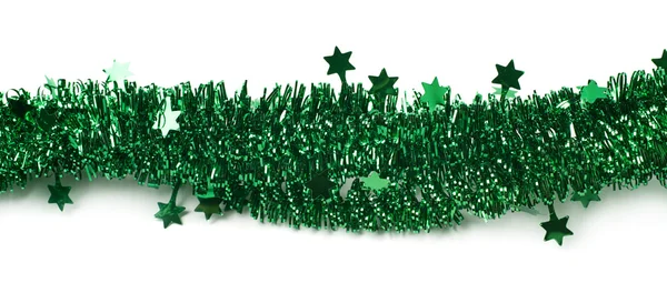 Line of a tinsel garland isolated — Stock Photo, Image