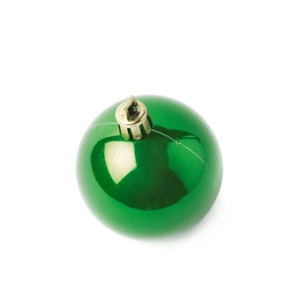 Single Christmas ball isolated — Stock Photo, Image