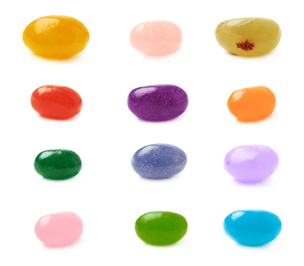 Одинарні цукерки з желейних бобів ізольовані — стокове фото