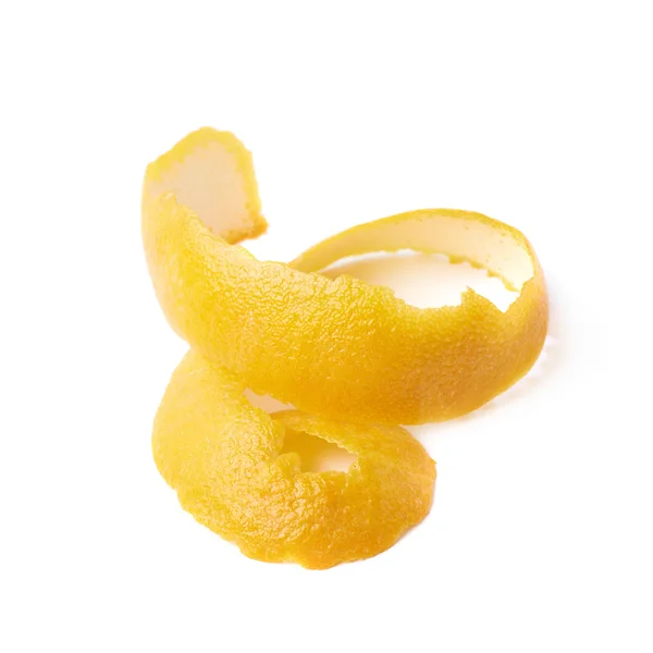 Curl de cáscara de naranja aislado — Foto de Stock