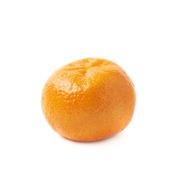 Single tangerine fruit isolated — Stock Photo, Image