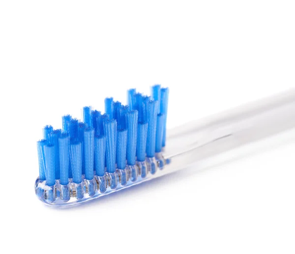 Brand new plastic toothbrush isolated — Stock Photo, Image