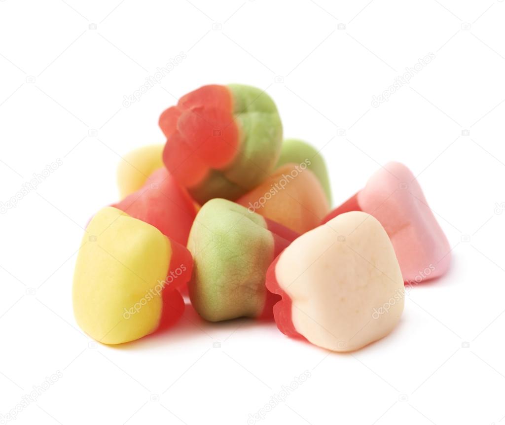 Tooth shaped candy isolated — Stock Photo © nbvf89 96771270