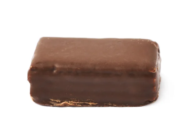 Chocolate revestido barra de chocolate isolado — Fotografia de Stock