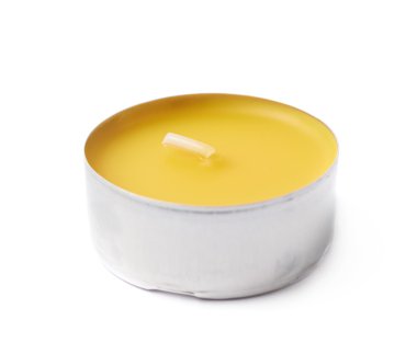 İzole Tealight parafin mum