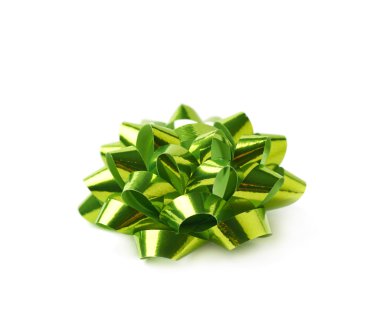 İzole decorational şerit hediye yay