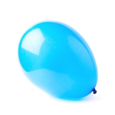 İzole şişirilmiş hava balonu