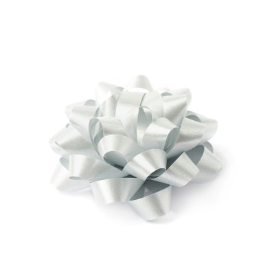 İzole decorational şerit hediye yay